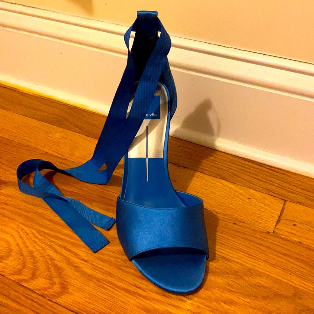 Lace-up Heels - Dolce Vita Royal Blue